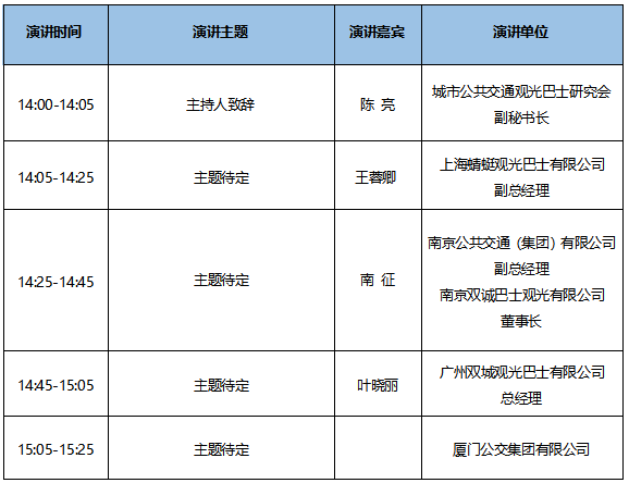 7大會議日程新鮮出爐！CIBE 2020上海國際客車展等您來！(圖31)